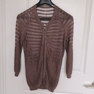 Boxy Long Knit Cardigan by Ports 1961